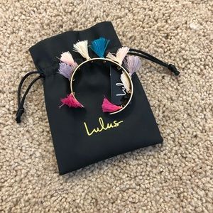 NWT Lulu’s Multi-Colored Tassel Bracelet